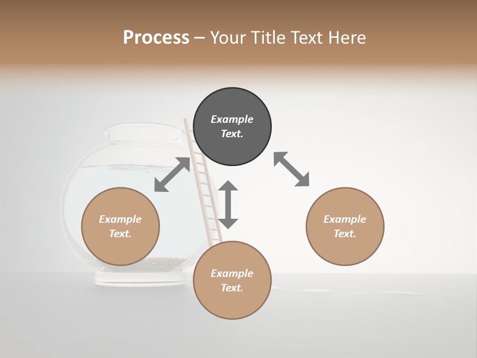 I Olated Blue Leap PowerPoint Template