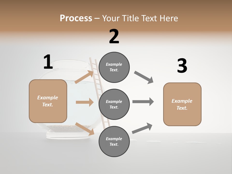 I Olated Blue Leap PowerPoint Template