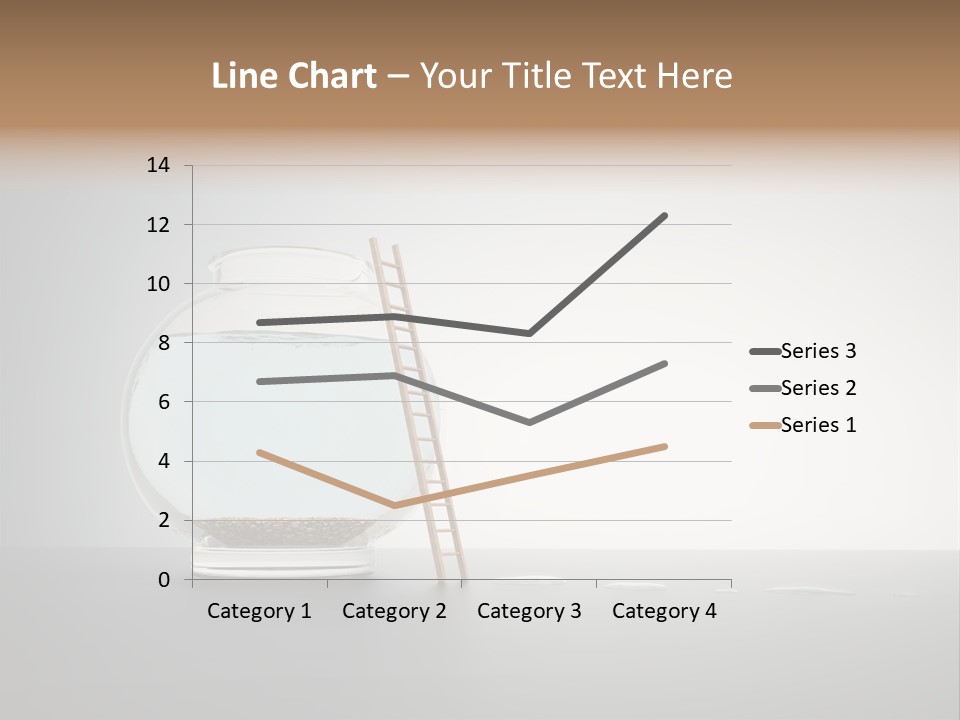 I Olated Blue Leap PowerPoint Template