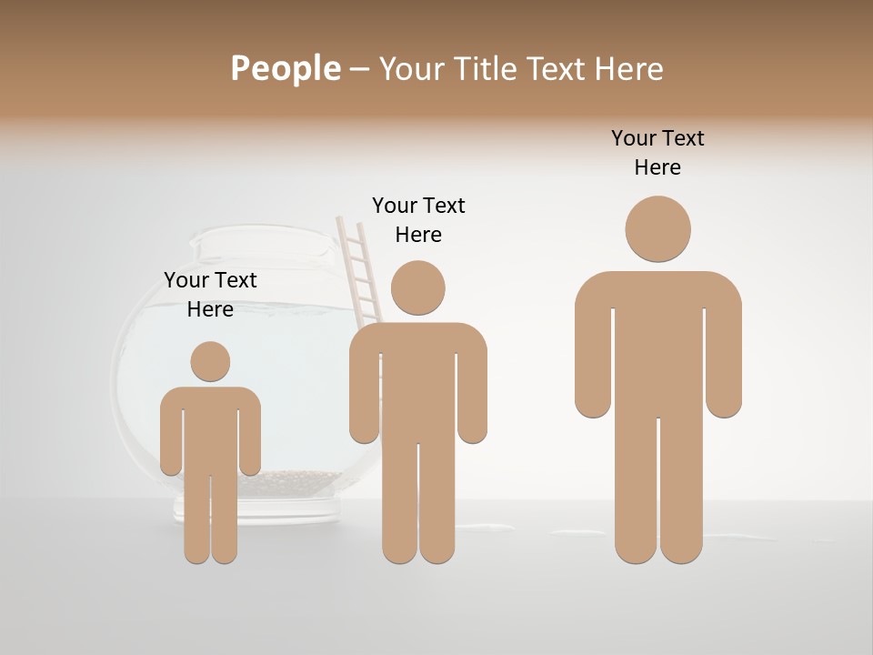 I Olated Blue Leap PowerPoint Template