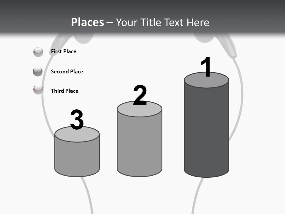 Cord Sound Wire PowerPoint Template