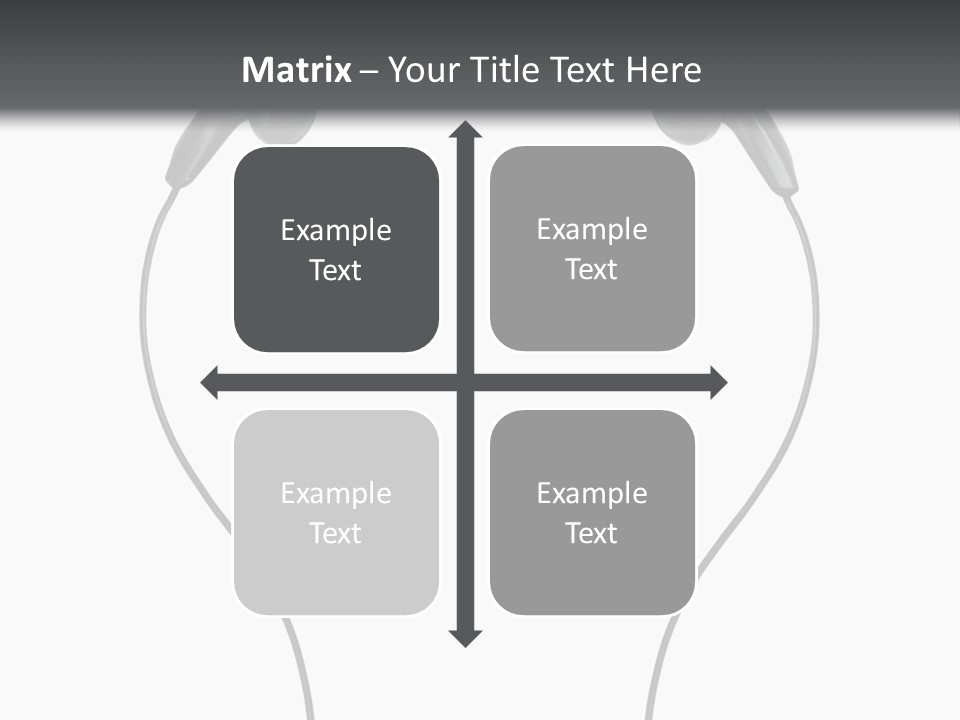 Cord Sound Wire PowerPoint Template