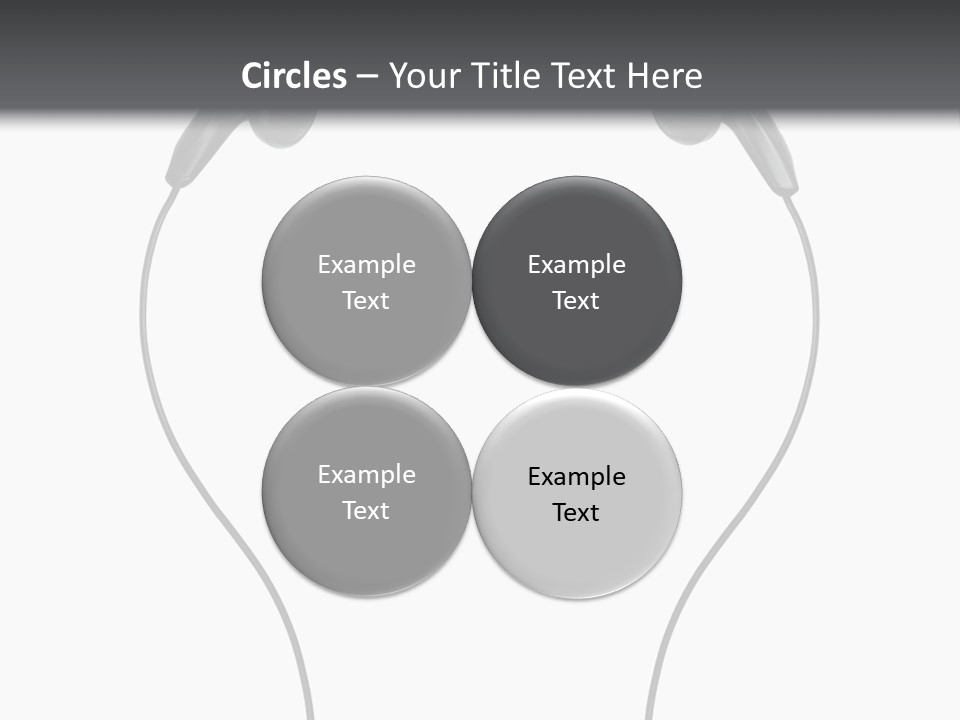 Cord Sound Wire PowerPoint Template