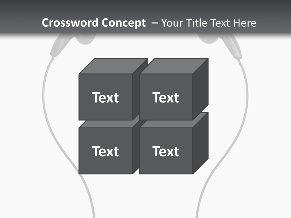 Cord Sound Wire PowerPoint Template