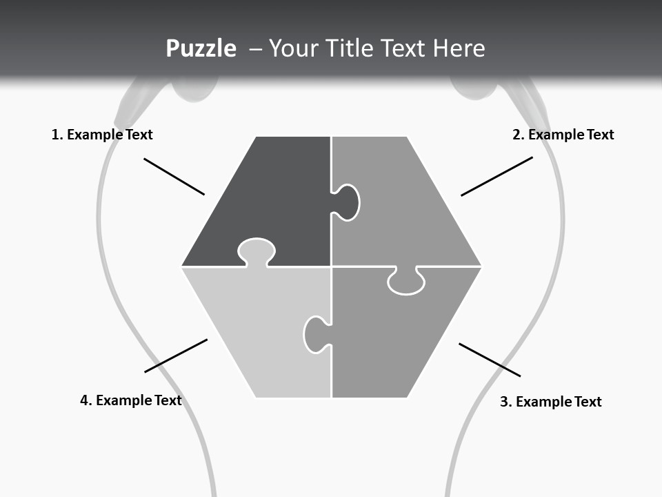 Cord Sound Wire PowerPoint Template