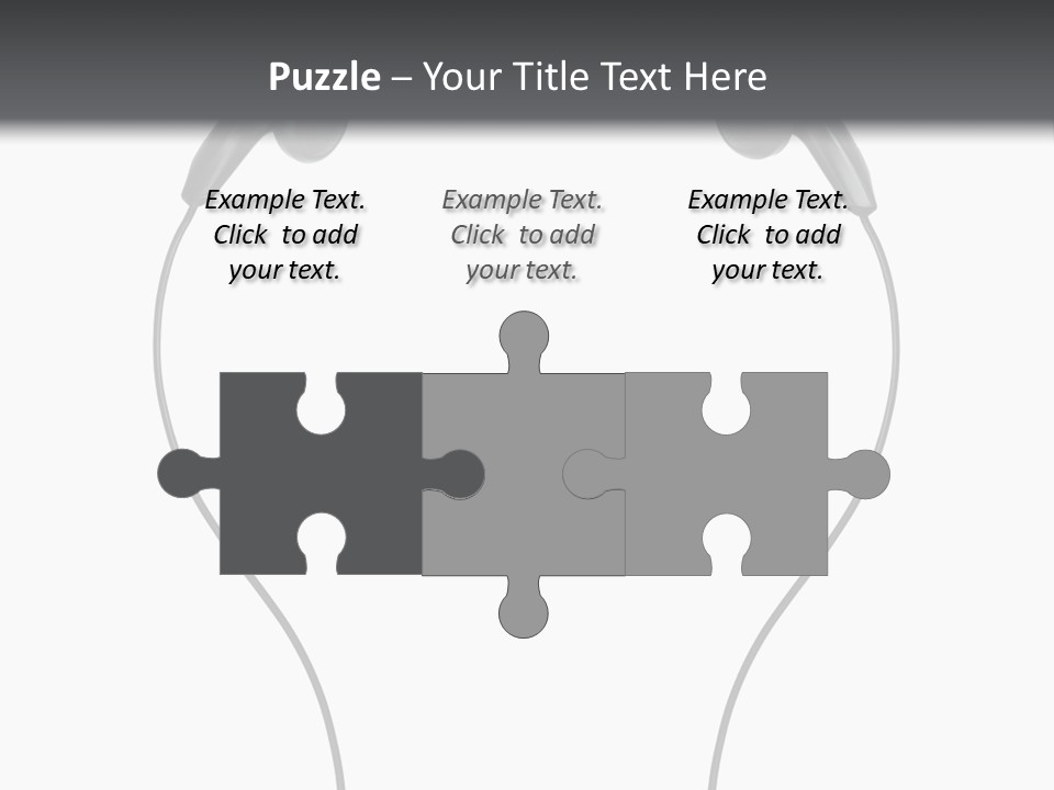 Cord Sound Wire PowerPoint Template