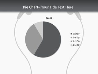 Cord Sound Wire PowerPoint Template