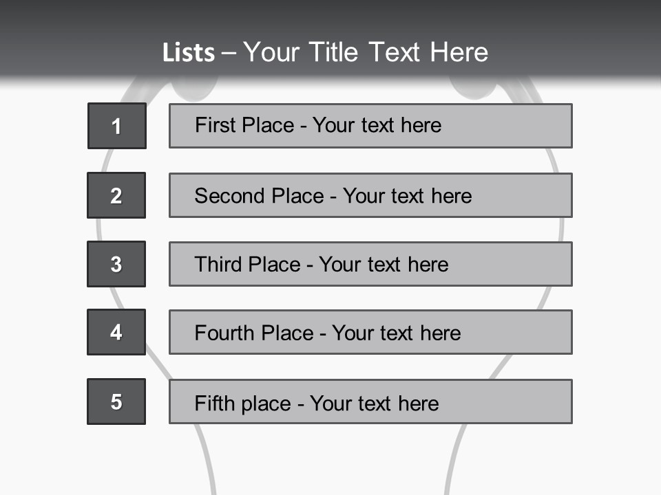 Cord Sound Wire PowerPoint Template