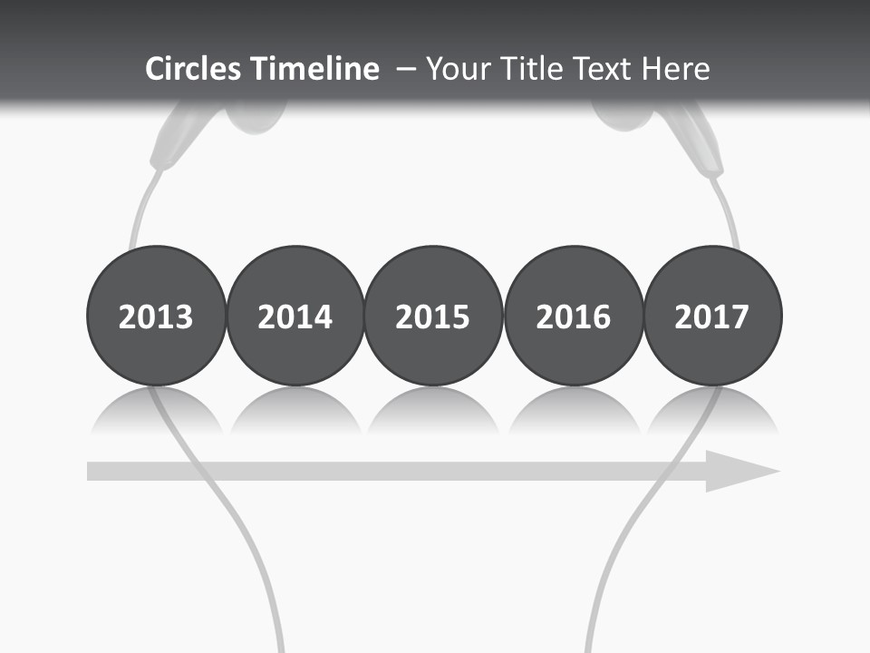 Cord Sound Wire PowerPoint Template