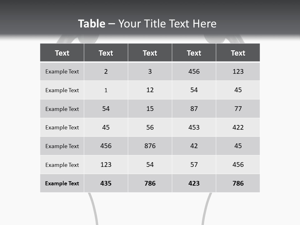 Cord Sound Wire PowerPoint Template