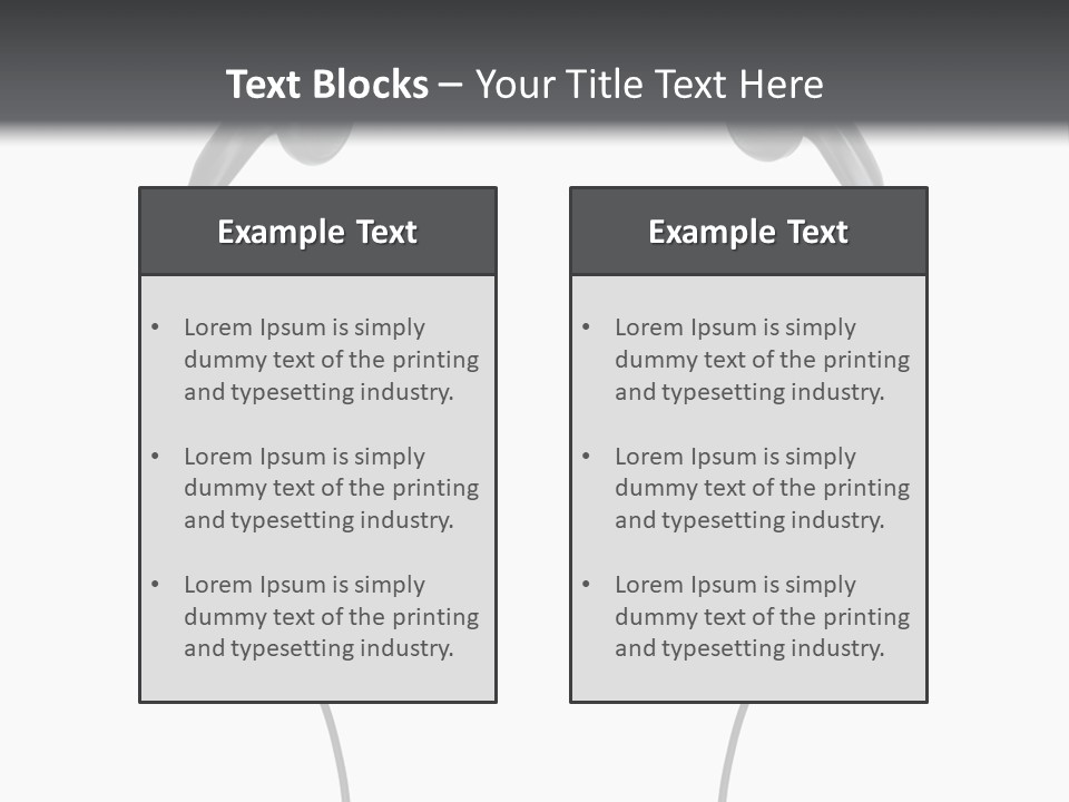 Cord Sound Wire PowerPoint Template