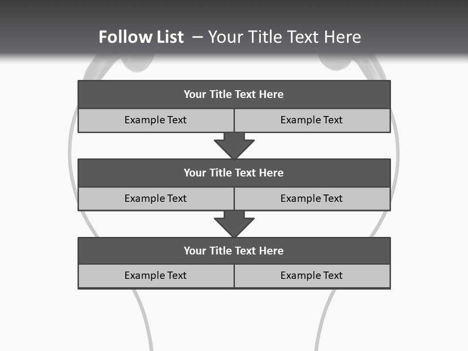 Cord Sound Wire PowerPoint Template