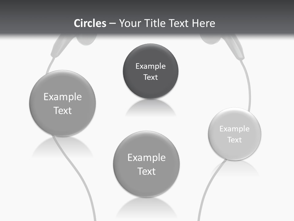 Cord Sound Wire PowerPoint Template