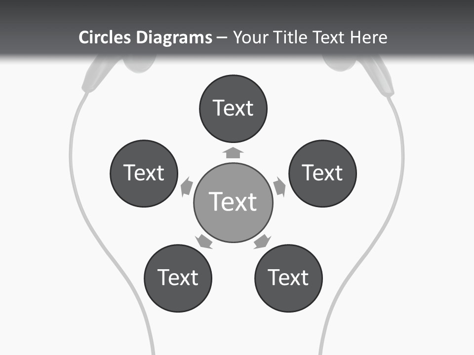 Cord Sound Wire PowerPoint Template