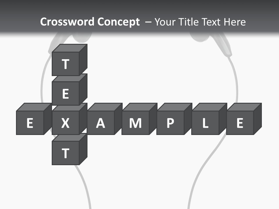 Cord Sound Wire PowerPoint Template