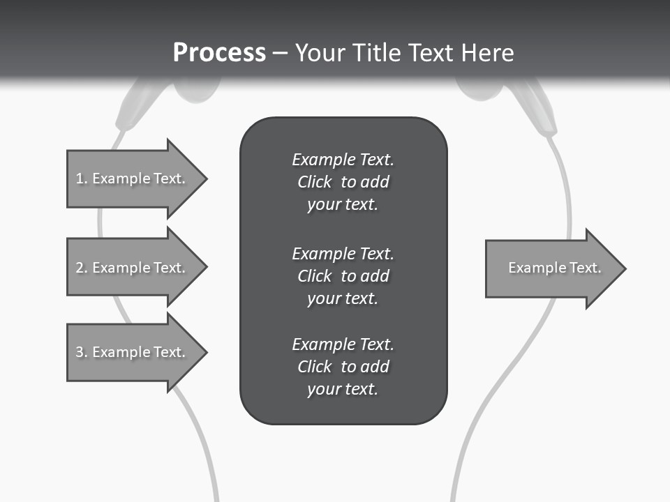 Cord Sound Wire PowerPoint Template