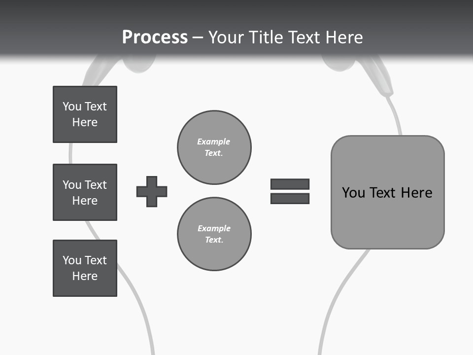 Cord Sound Wire PowerPoint Template