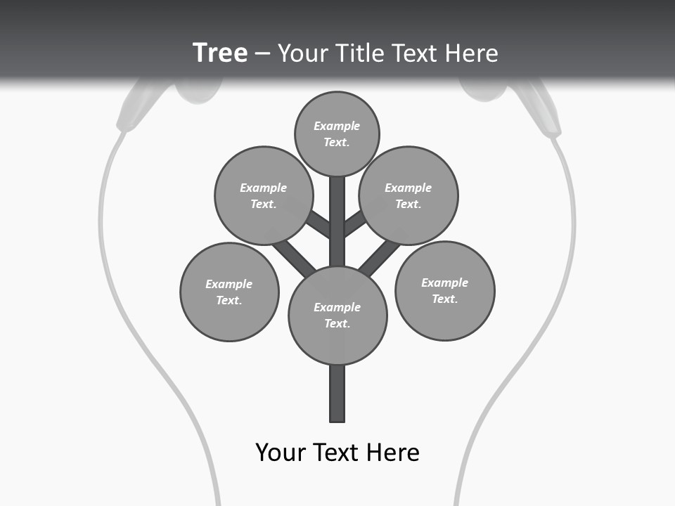 Cord Sound Wire PowerPoint Template