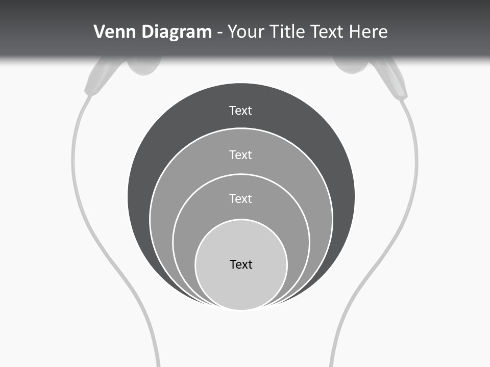 Cord Sound Wire PowerPoint Template