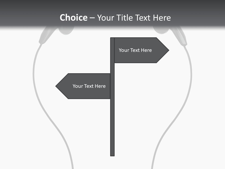 Cord Sound Wire PowerPoint Template