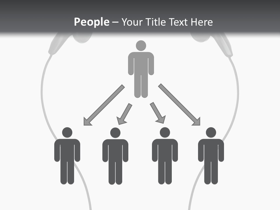 Cord Sound Wire PowerPoint Template