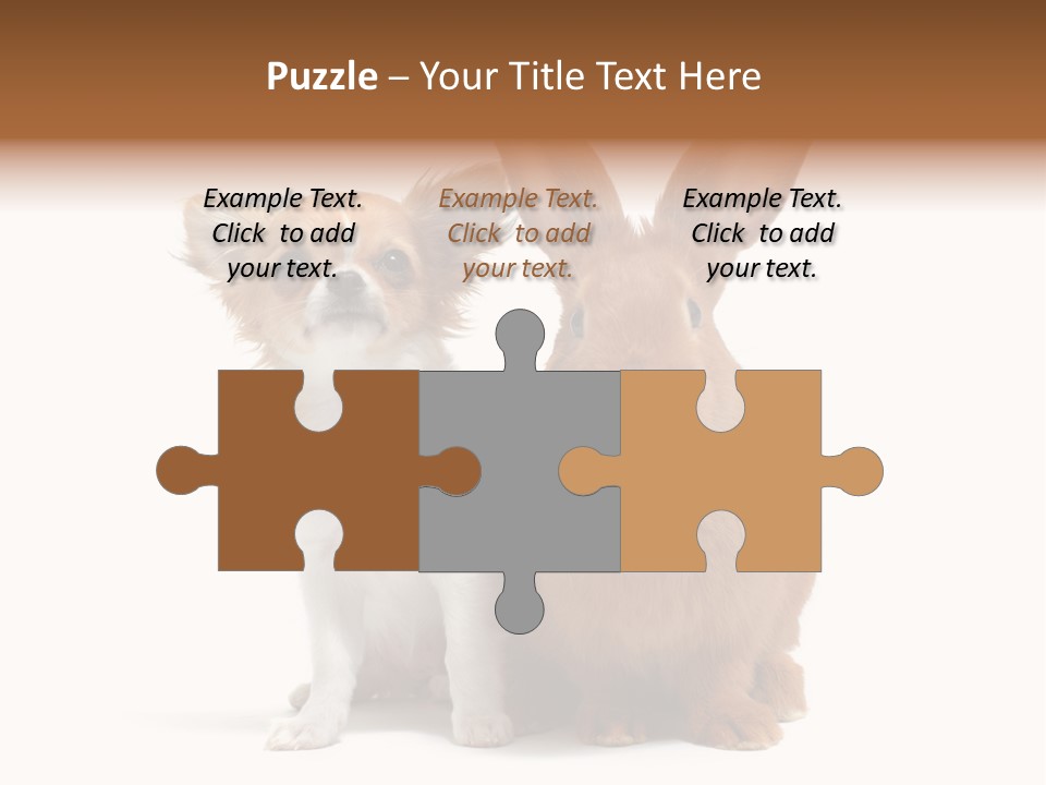 Dog Friendship Animal PowerPoint Template