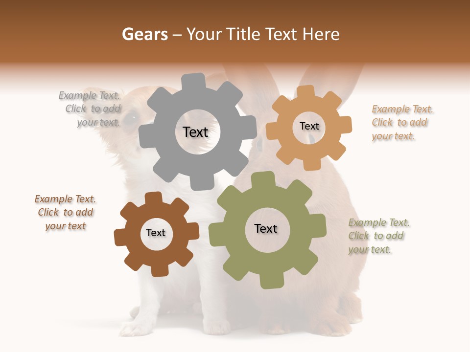 Dog Friendship Animal PowerPoint Template