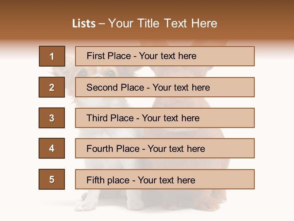 Dog Friendship Animal PowerPoint Template