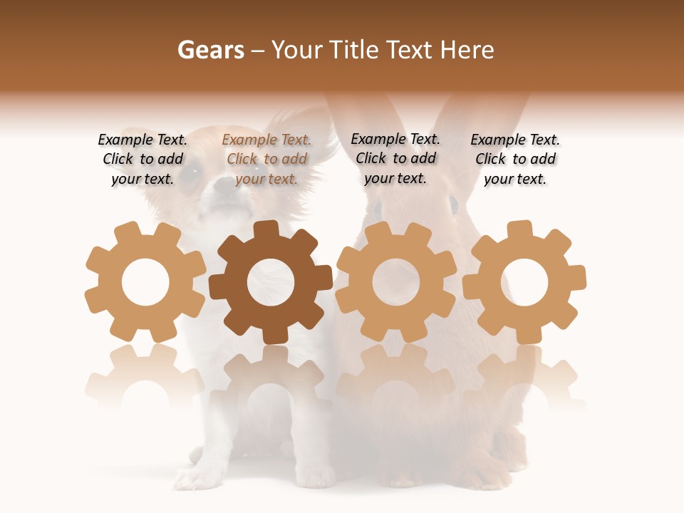 Dog Friendship Animal PowerPoint Template