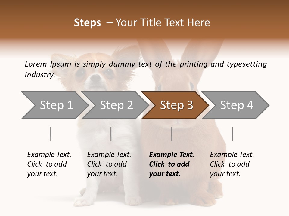 Dog Friendship Animal PowerPoint Template