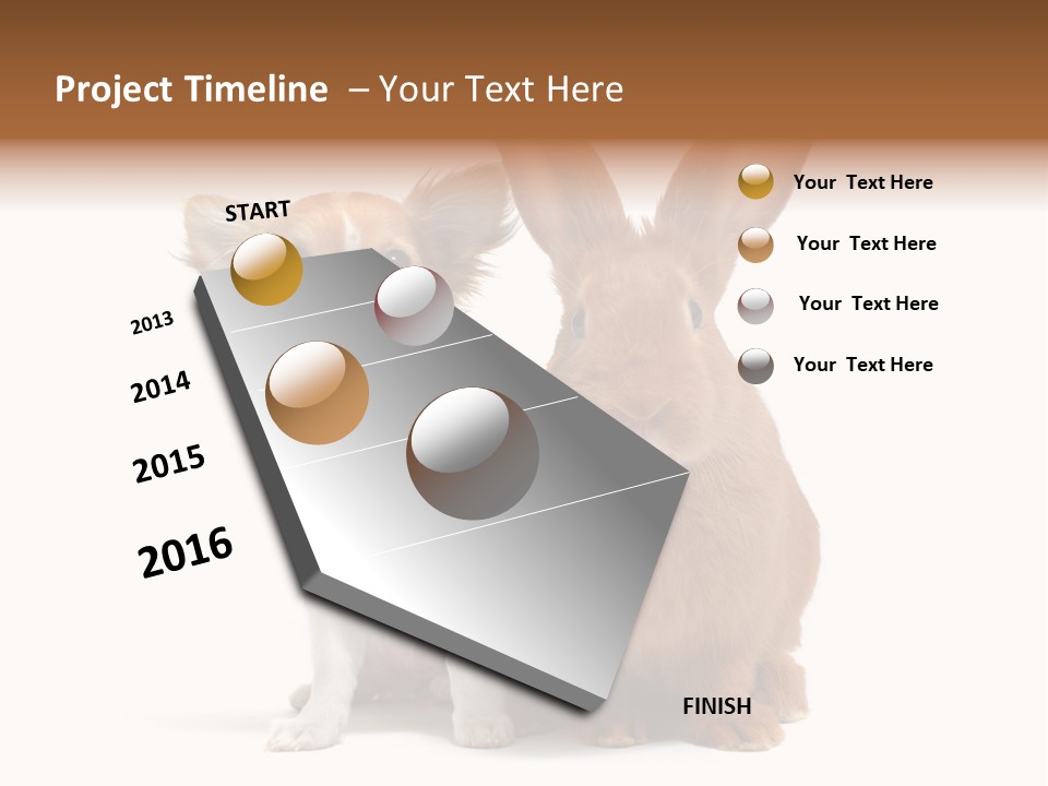 Dog Friendship Animal PowerPoint Template