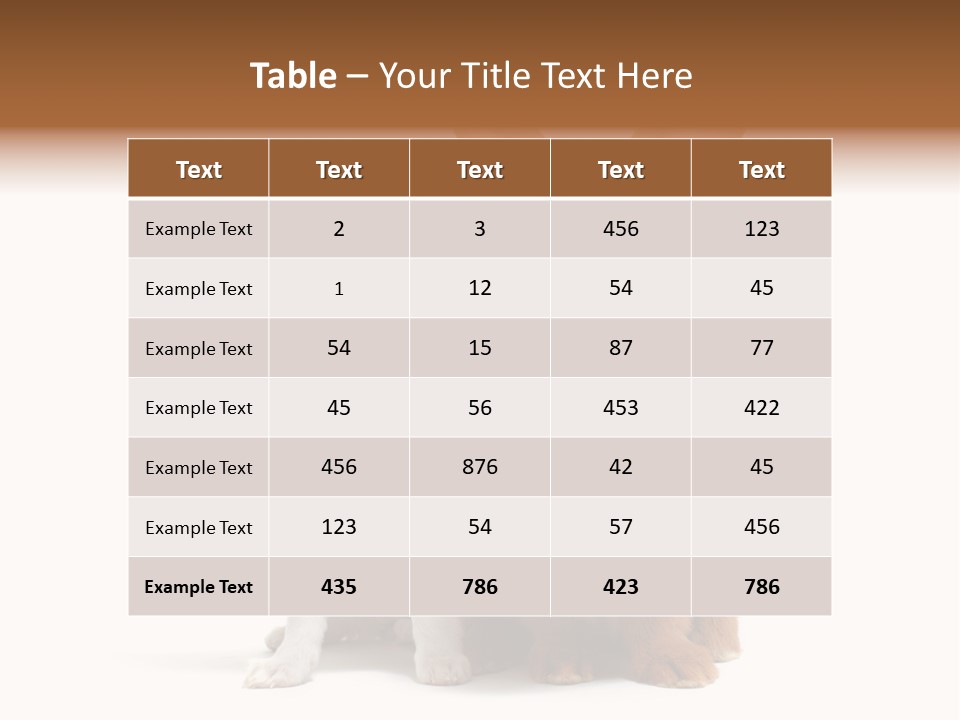 Dog Friendship Animal PowerPoint Template