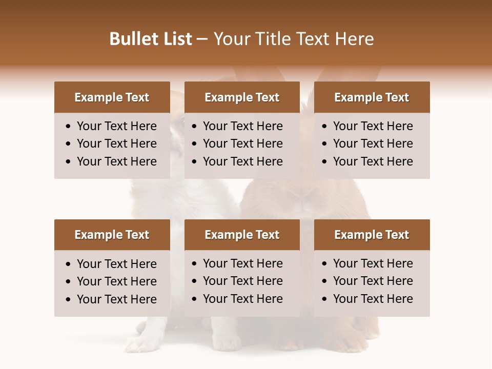 Dog Friendship Animal PowerPoint Template