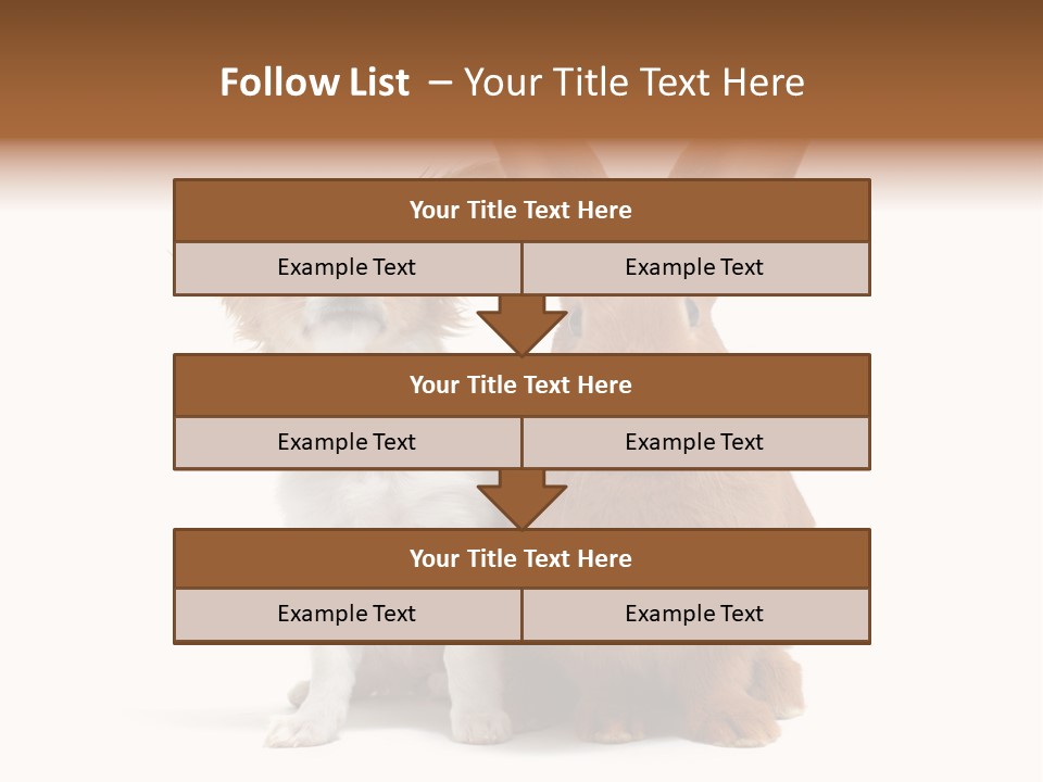 Dog Friendship Animal PowerPoint Template