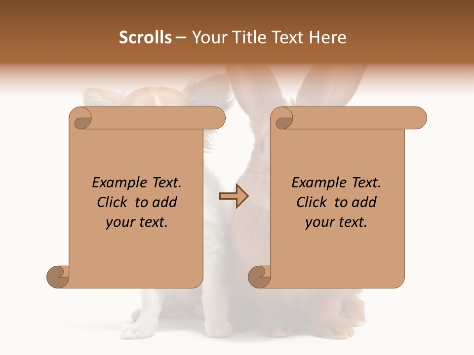 Dog Friendship Animal PowerPoint Template