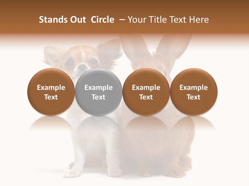 Dog Friendship Animal PowerPoint Template