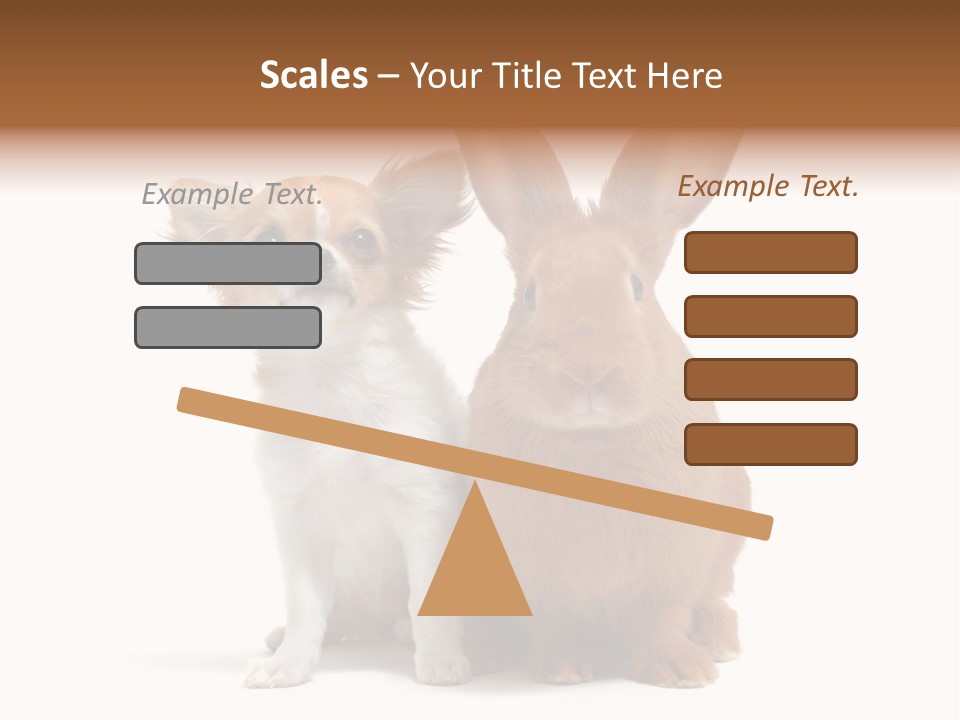 Dog Friendship Animal PowerPoint Template