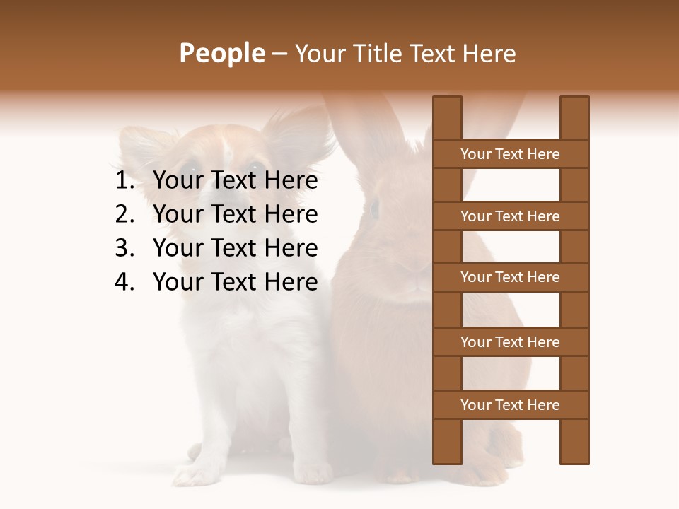 Dog Friendship Animal PowerPoint Template