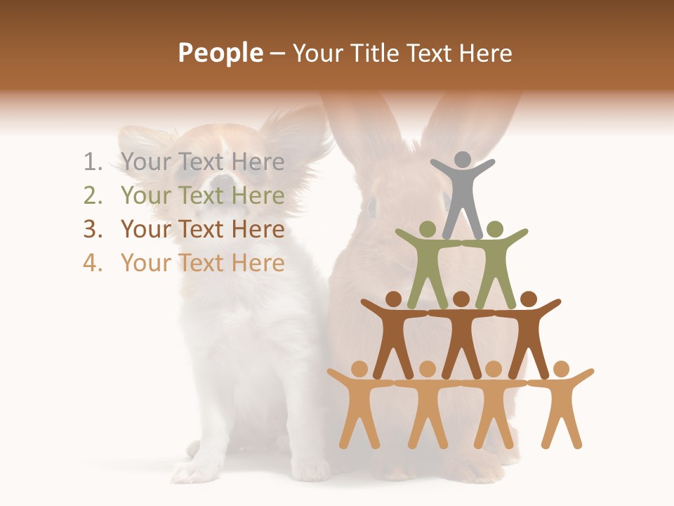 Dog Friendship Animal PowerPoint Template