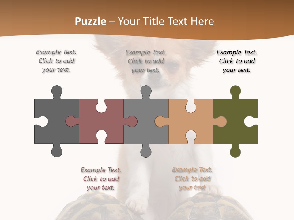 Two Reptile Brown PowerPoint Template