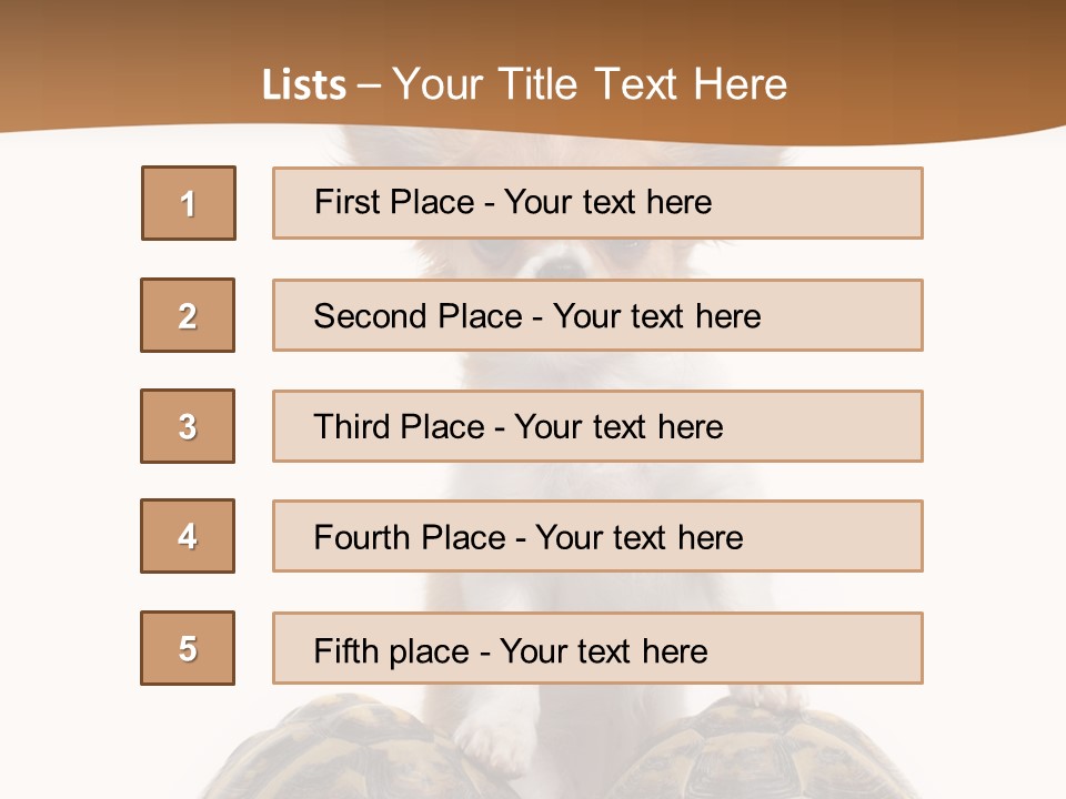 Two Reptile Brown PowerPoint Template