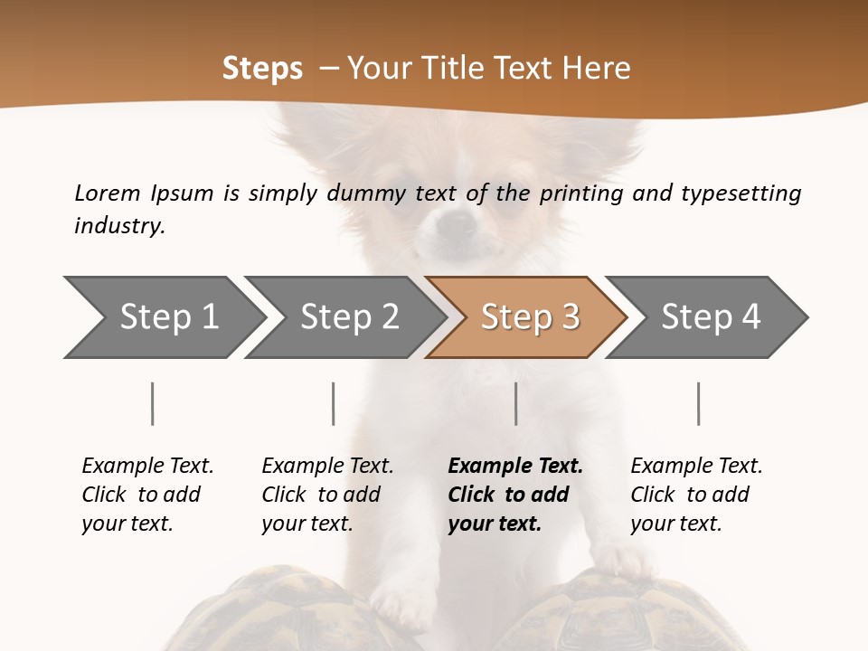 Two Reptile Brown PowerPoint Template