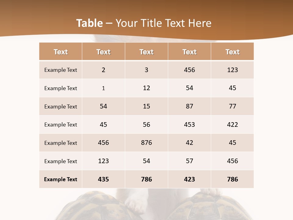Two Reptile Brown PowerPoint Template