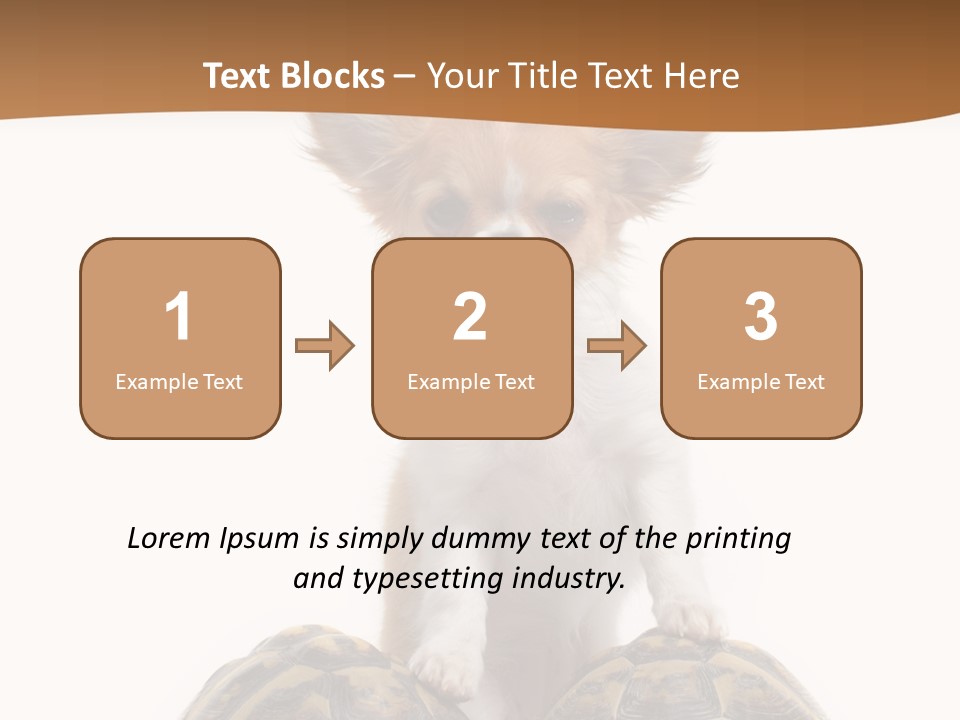 Two Reptile Brown PowerPoint Template