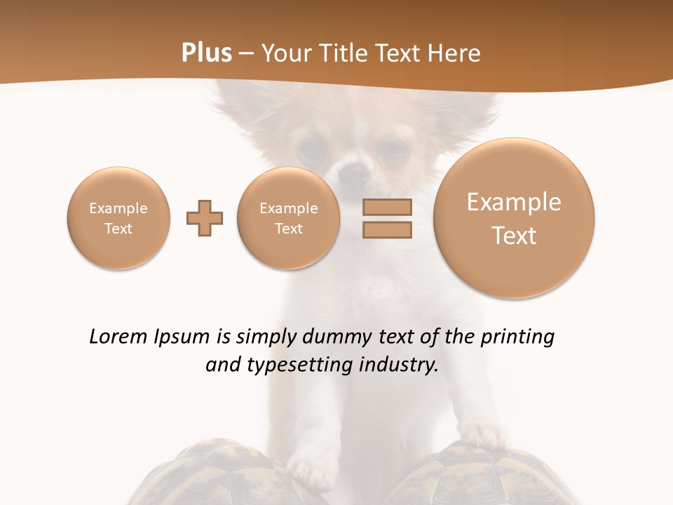 Two Reptile Brown PowerPoint Template