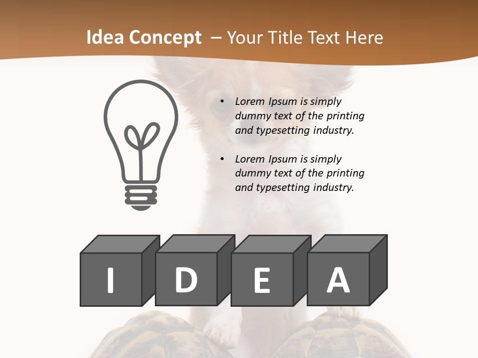 Two Reptile Brown PowerPoint Template