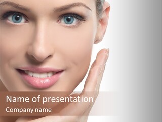 Portrait Y Face PowerPoint Template