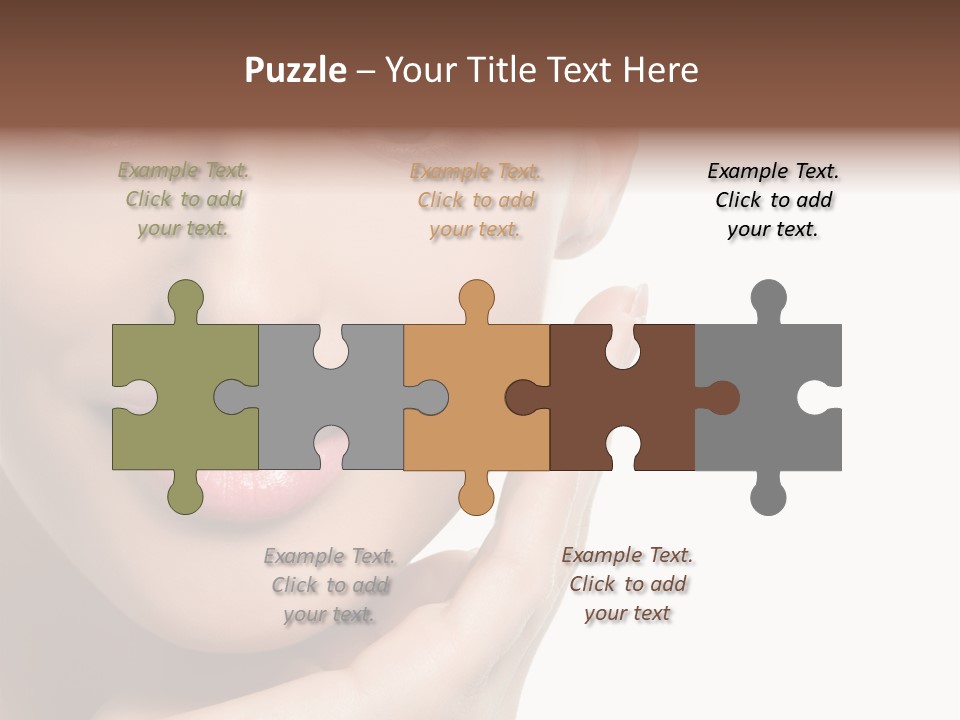 Portrait Y Face PowerPoint Template