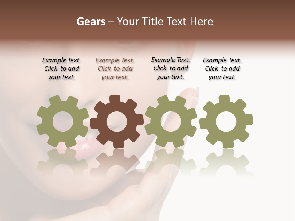 Portrait Y Face PowerPoint Template