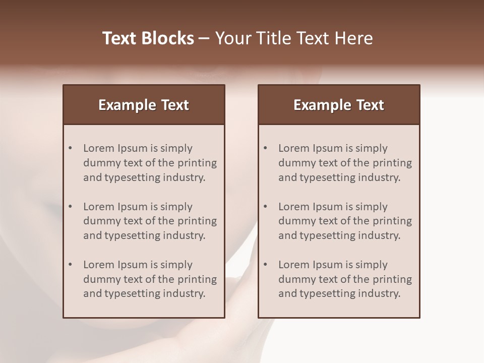 Portrait Y Face PowerPoint Template